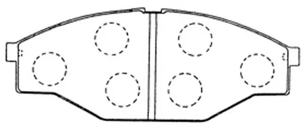 Brake Pad Set, disc brake (FP0438)