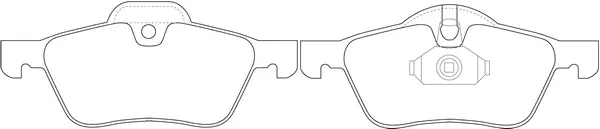 Brake Pad Set, disc brake (FP2254E)