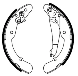 Brake Shoe Set (FT3045)