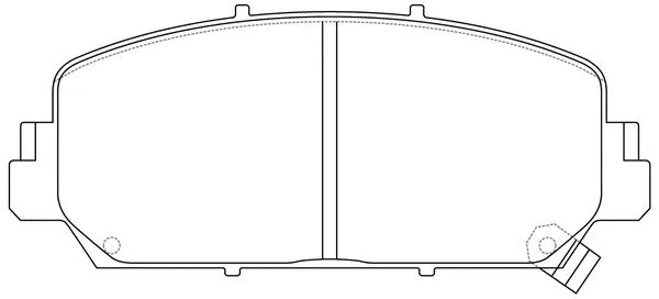 Brake Pad Set, disc brake (FP1625)