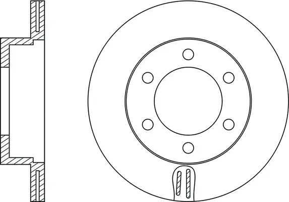 Brake Disc (FR0241V)