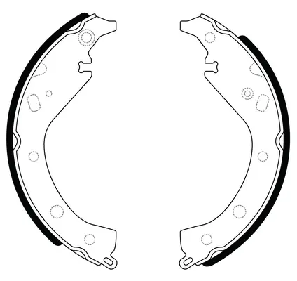 Brake Shoe Set (FT1203)
