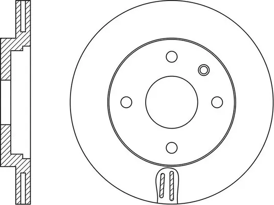 Brake Disc (FR0664V)