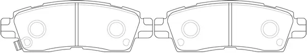 Brake Pad Set, disc brake (FP0883)