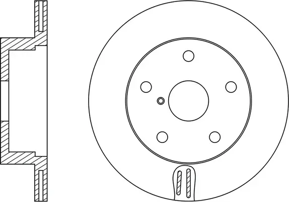 Brake Disc (FR0614V)
