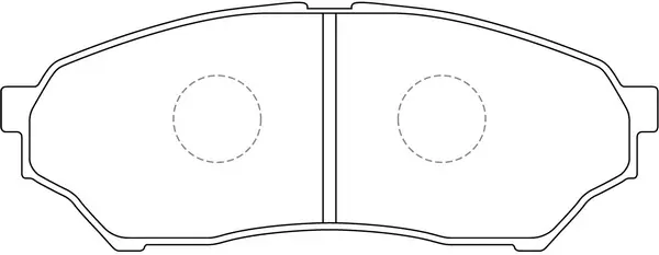 Brake Pad Set, disc brake (FP1218)