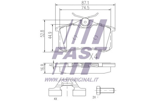 Brake Pad Set, disc brake