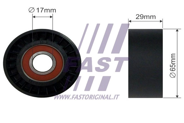 Tensioner Pulley, V-ribbed belt (FT44553)