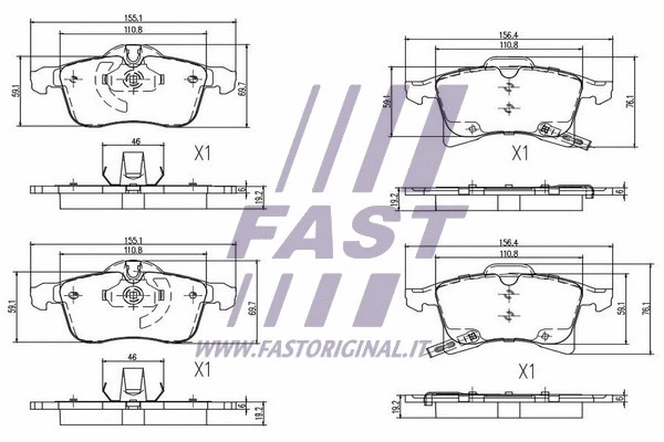 Brake Pad Set, disc brake