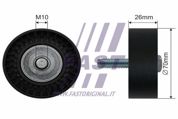 Deflection/Guide Pulley, V-ribbed belt (FT44530)