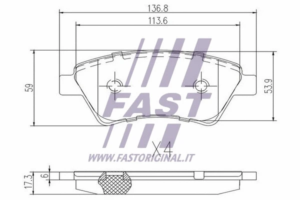 Brake Pad Set, disc brake