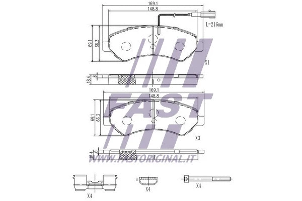 Brake Pad Set, disc brake