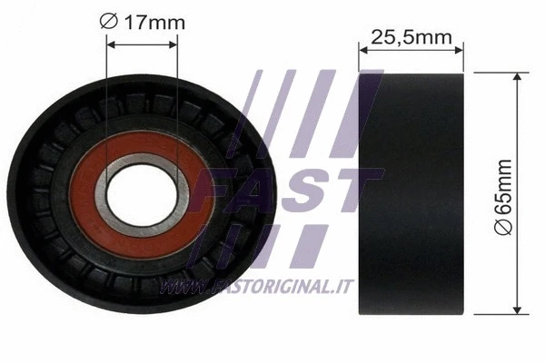 Tensioner Pulley, V-ribbed belt (FT44540)