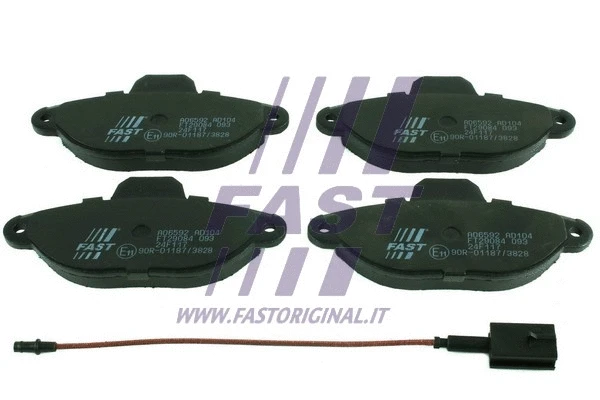 Brake Pad Set, disc brake (FT29084)