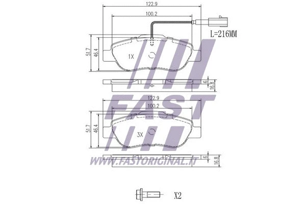 Brake Pad Set, disc brake