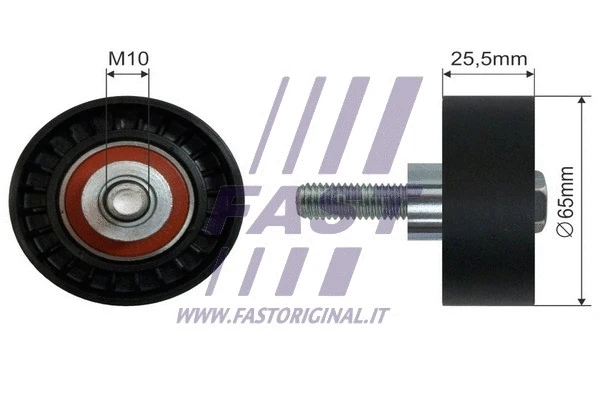 Deflection/Guide Pulley, V-ribbed belt (FT44538)