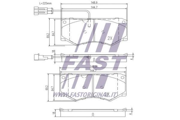 Brake Pad Set, disc brake