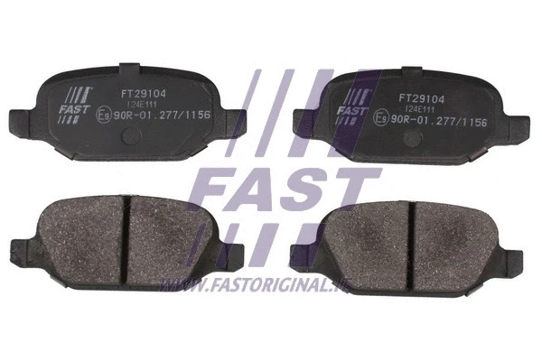 Brake Pad Set, disc brake (FT29104)