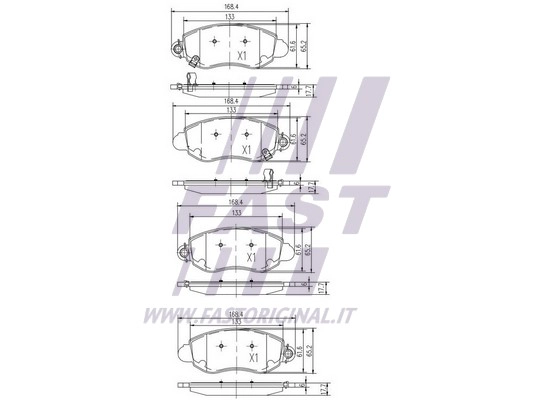 Brake Pad Set, disc brake