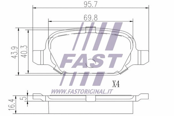 Brake Pad Set, disc brake