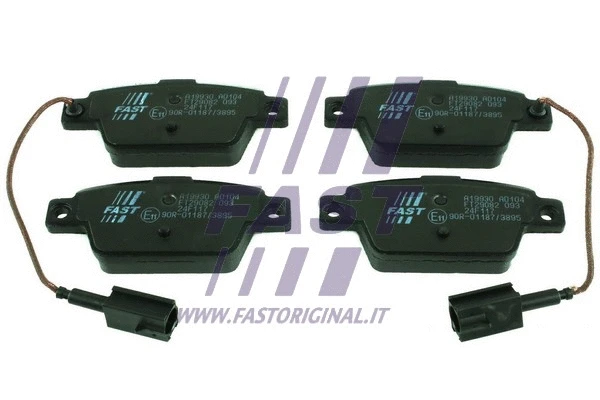 Brake Pad Set, disc brake (FT29082)