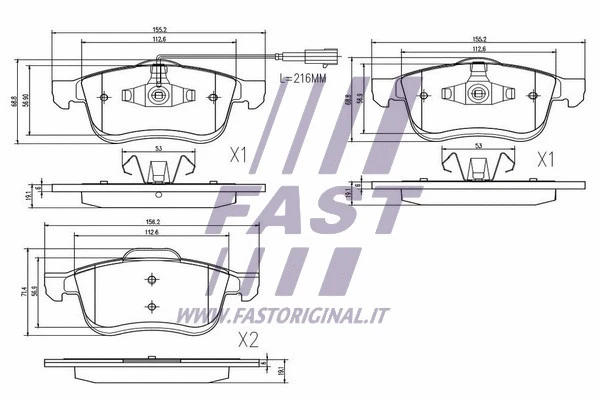 Brake Pad Set, disc brake