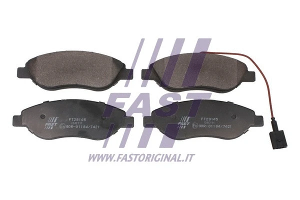 Brake Pad Set, disc brake (FT29145)