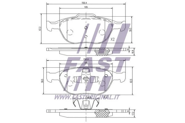 Brake Pad Set, disc brake