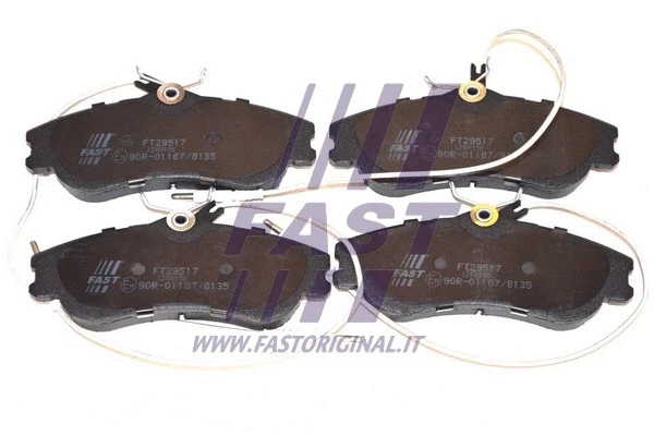 Brake Pad Set, disc brake (FT29517)