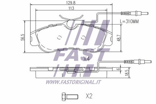 Brake Pad Set, disc brake