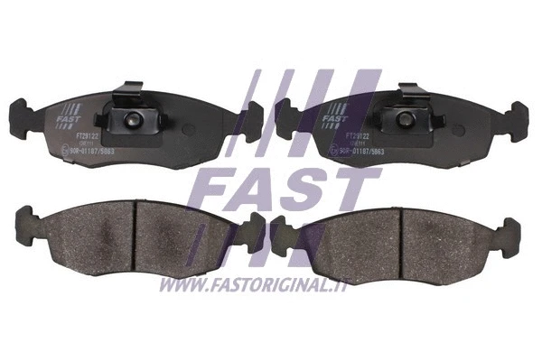 Brake Pad Set, disc brake (FT29122)