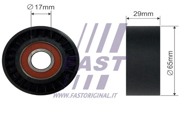 Tensioner Pulley, V-ribbed belt (FT44554)