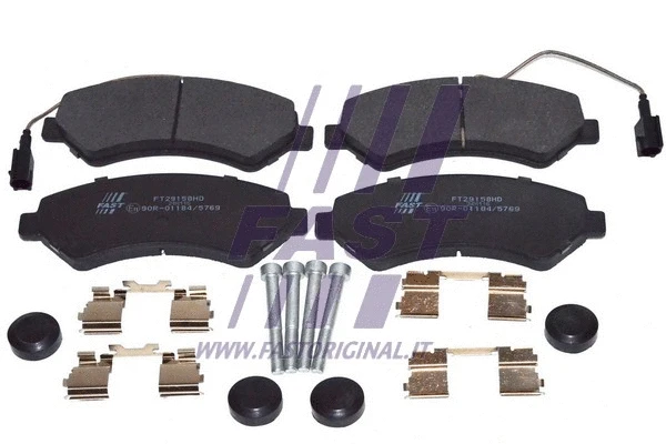 Brake Pad Set, disc brake (FT29158HD)
