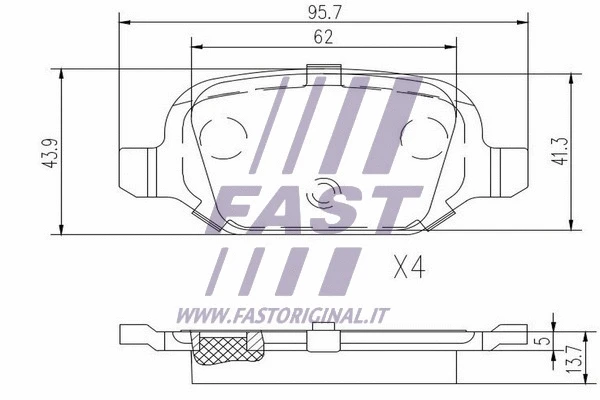 Brake Pad Set, disc brake