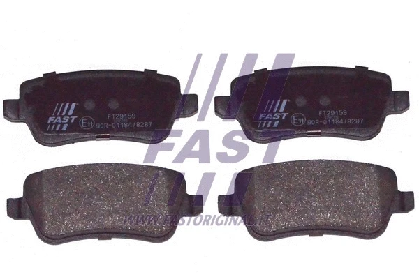Brake Pad Set, disc brake (FT29159)