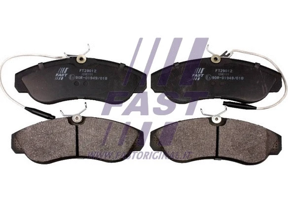 Brake Pad Set, disc brake (FT29012)