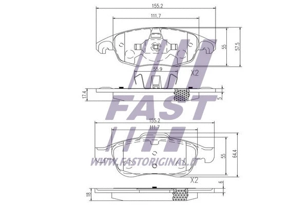 Brake Pad Set, disc brake