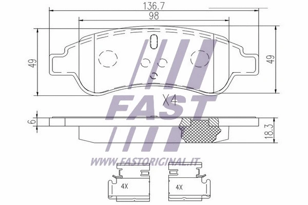 Brake Pad Set, disc brake