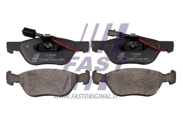 Brake Pad Set, disc brake (FT29058)