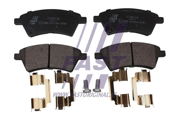 Brake Pad Set, disc brake (FT29139)