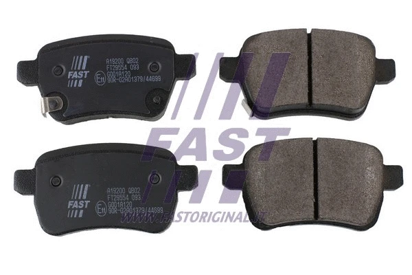 Brake Pad Set, disc brake (FT29554)
