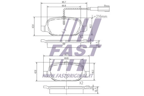 Brake Pad Set, disc brake