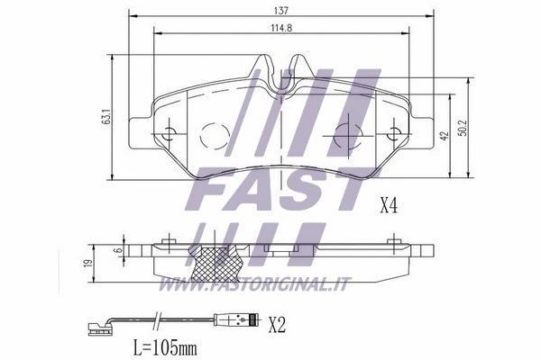 Brake Pad Set, disc brake