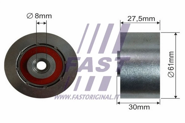 Deflection/Guide Pulley, timing belt (FT44084)