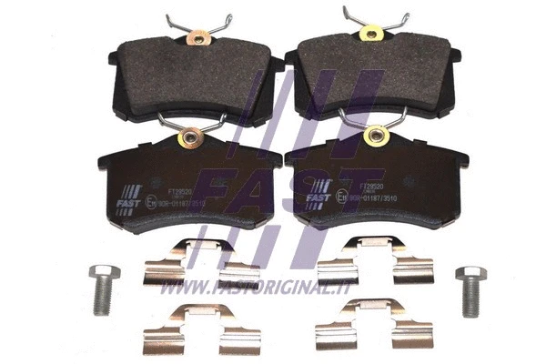 Brake Pad Set, disc brake (FT29520)
