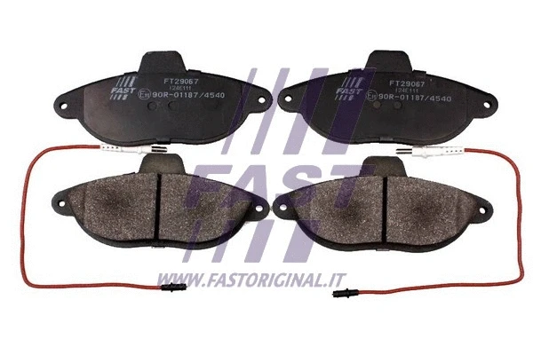 Brake Pad Set, disc brake (FT29067)