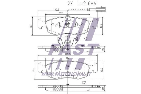 Brake Pad Set, disc brake