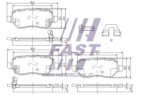 Brake Pad Set, disc brake