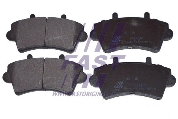 Brake Pad Set, disc brake (FT29540)