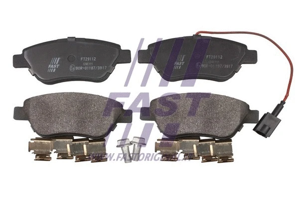 Brake Pad Set, disc brake (FT29112)